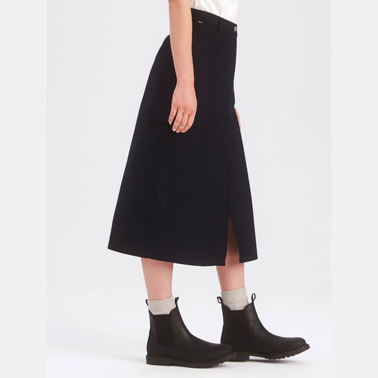 Aigle The Winter Midi Skirt Women Black ZA-12765